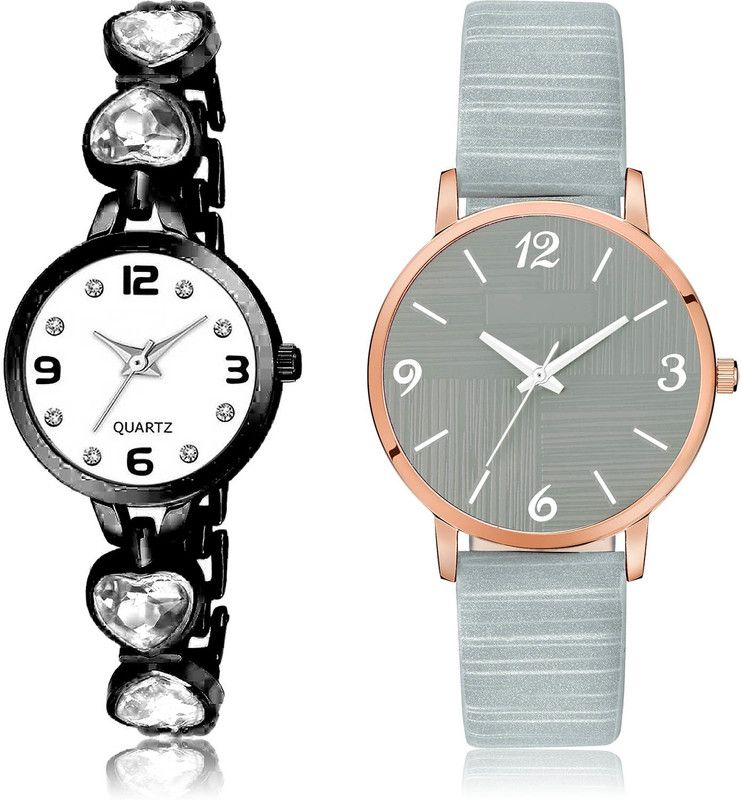 Analog Watch - For Girls New Quartz 2 Watch Combo For Women And Girls - G657-GM318