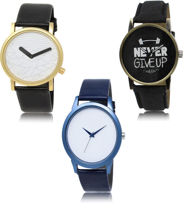 New latest Designer Combo of 3 Analog Watch - For Men LR37-LR27-LR33