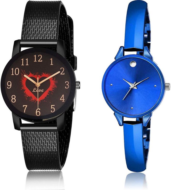 combo watch Analog Watch - For Girls Modern Model I Love You 2 Watch Combo For Girls And Women - G532-G464