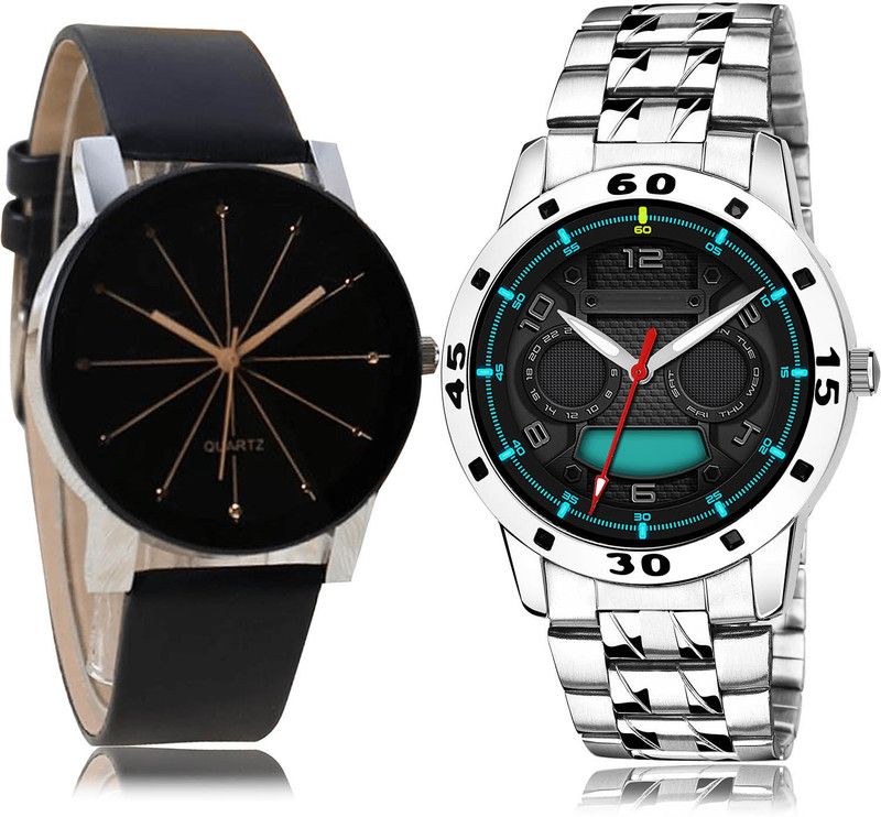 Analog Watch - For Men Best Collection 2 Watch Combo For Boys And Men - B51-(58-S-19)