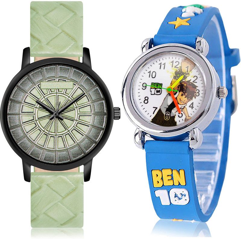 Analog Watch - For Girls Treading Chronograph 2 Watch Combo For Women And Girls - GM506-GC96