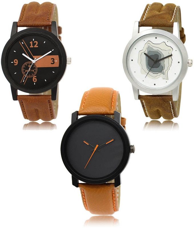 SHIPKART Analog Watch - For Men NEW Luxurious Attractive Stylish Combo SET OF 3 WATCH LR-01-09-20