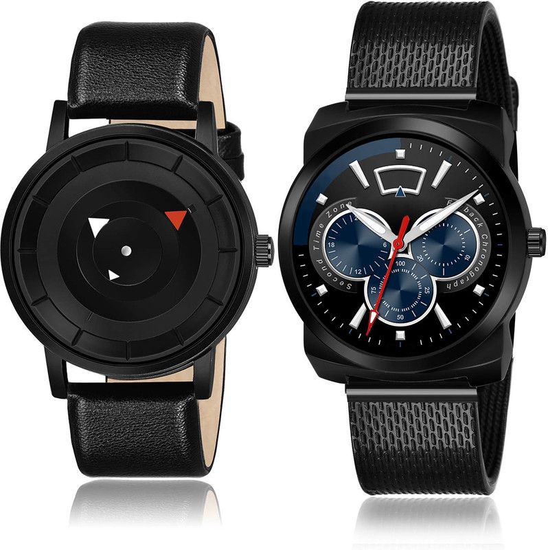 Analog Watch - For Men Modern Unique 2 Watch Combo For Boys And Men - BM9-(61-S-10)