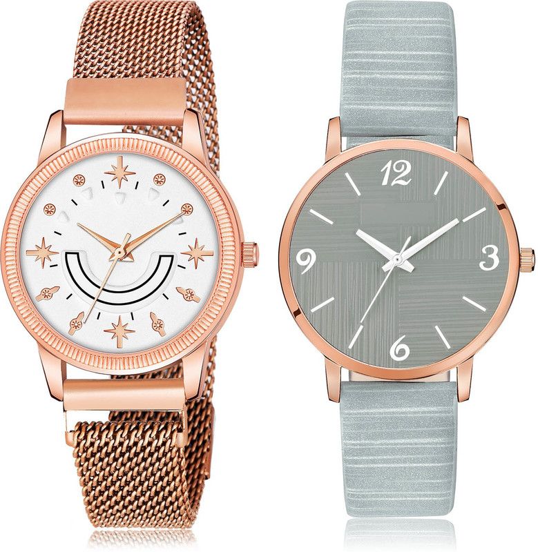 Analog Watch - For Women Latest Casual 2 Watch Combo For Women And Girls - GW70-GM318