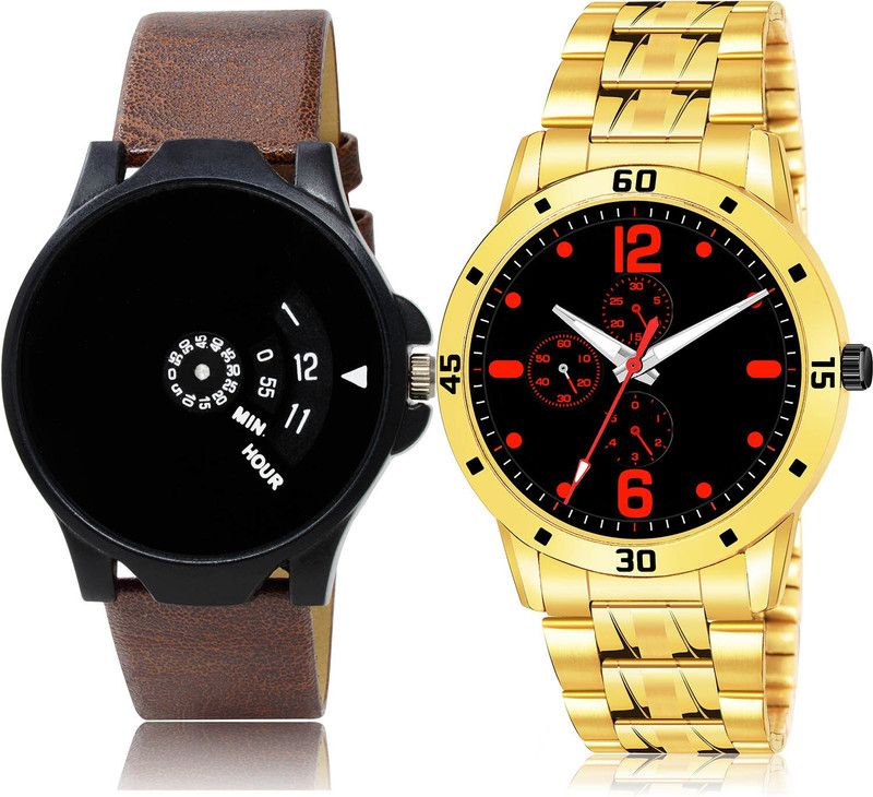 Analog Watch - For Men Classical Exclusive 2 Watch Combo For Boys And Men - BO51-(69-S-21)