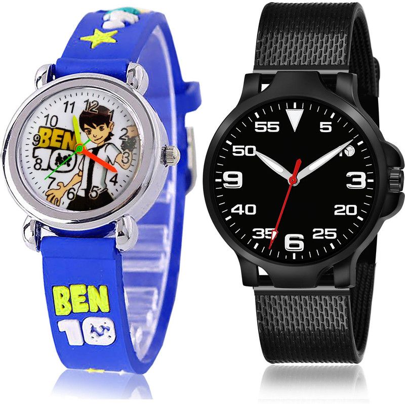Analog Watch - For Boys Best Fancy 2 Watch Combo For Boys And Men - BK93-(75-S-10)