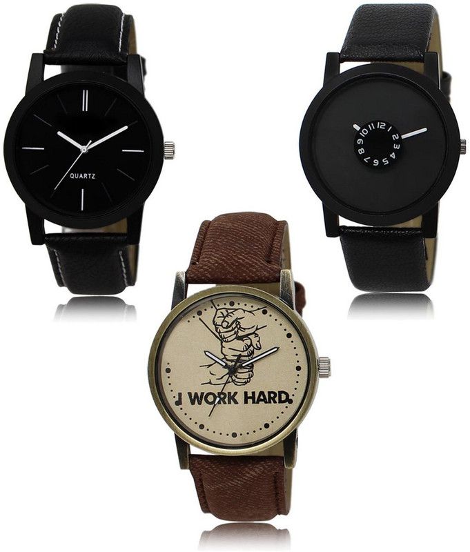 New latest Designer Combo of 3 Analog Watch - For Men LR-05-25-29
