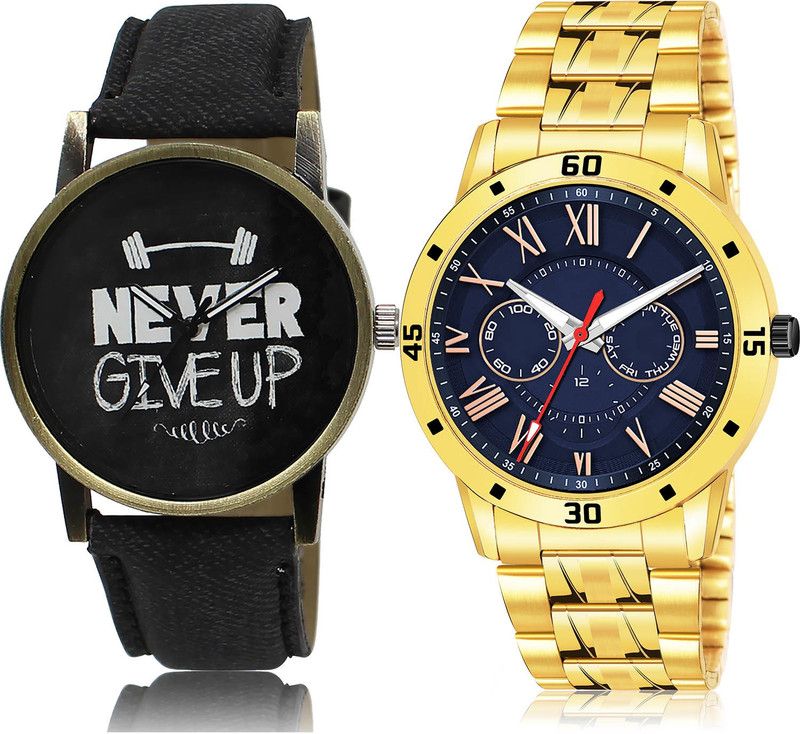 Analog Watch - For Men Modish Fashion 2 Watch Combo For Boys And Men - BL46.27-(62-S-21)