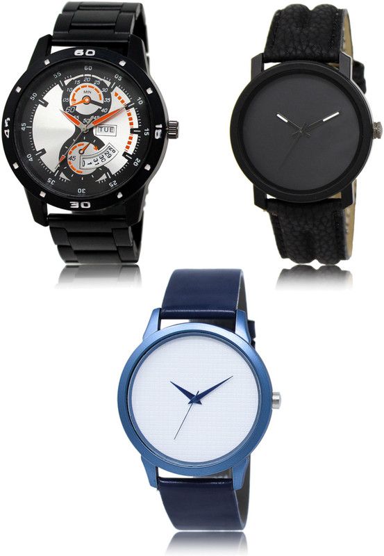 New latest Designer Combo of 3 Analog Watch - For Men 107-21-33