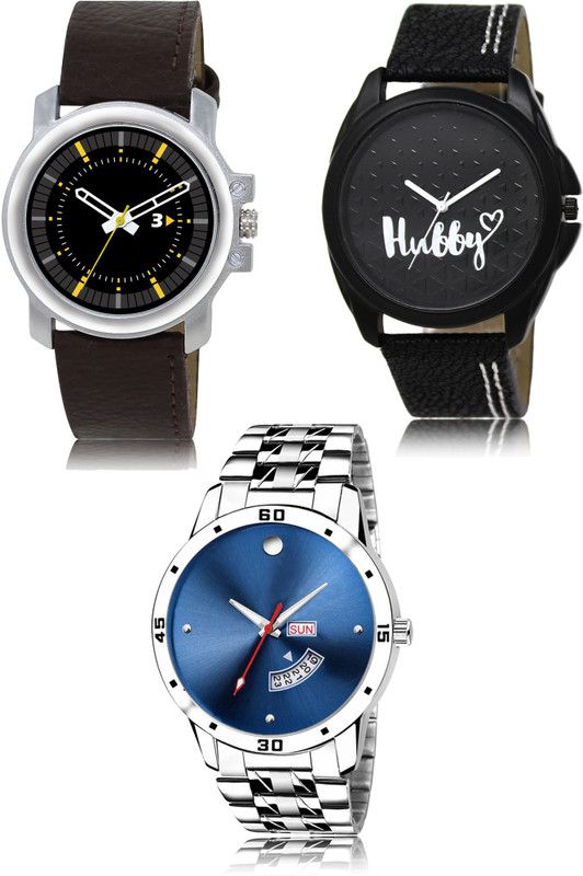 New latest Designer Combo of 3 Analog Watch - For Men 44-31-106