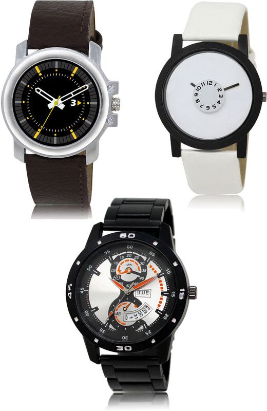 New latest Designer Combo of 3 Analog Watch - For Men 44-26-107