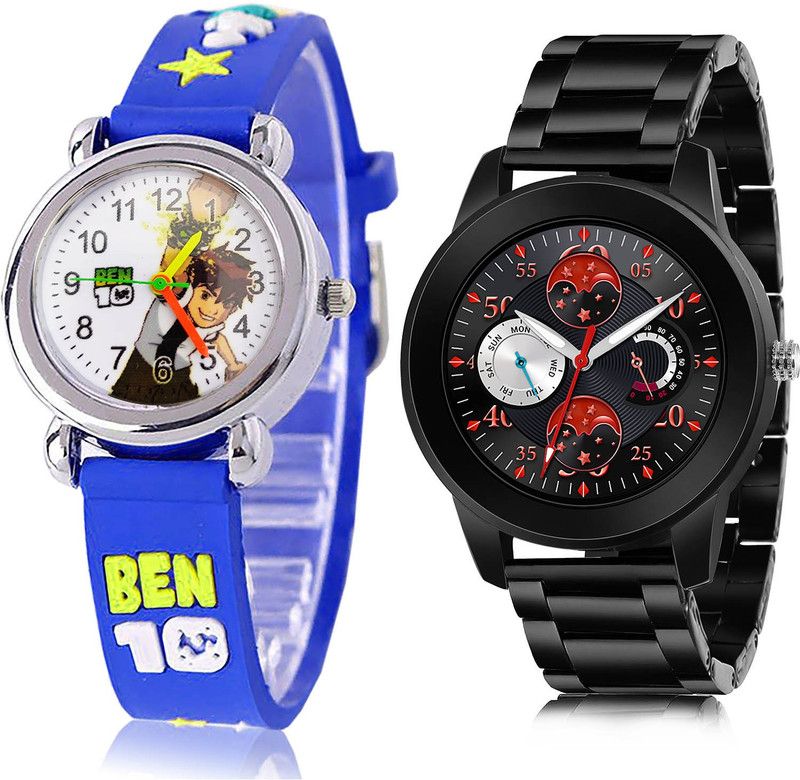 Analog Watch - For Boys Modish Model 2 Watch Combo For Boys And Men - BK89-(50-S-20)