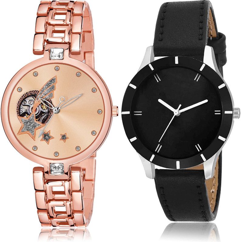 Analog Watch - For Girls Contemporary Chronograph 2 Watch Combo For Women And Girls - G664-G268