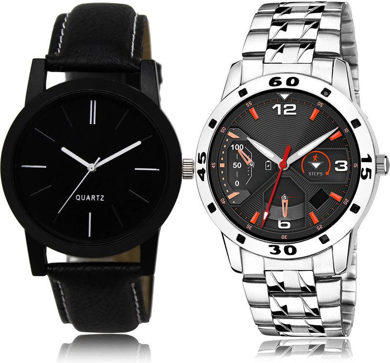 Analog Watch - For Men Classical Exclusive 2 Watch Combo For Boys And Men - BL46.5-(40-S-19)