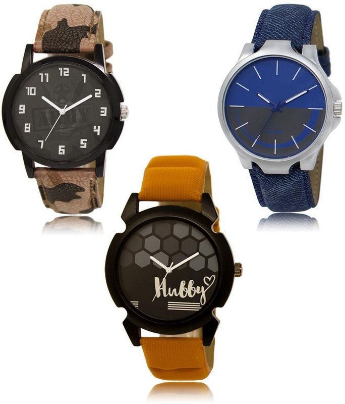 New latest Designer Combo of 3 Analog Watch - For Men LR-03-24-32