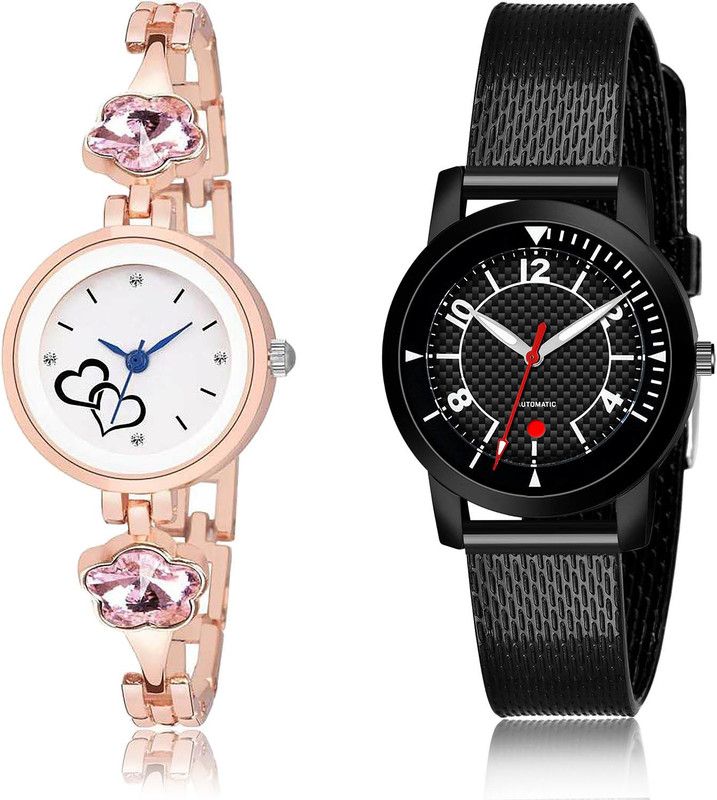 Analog Watch - For Girls Treading Analogue 2 Watch Combo For Women And Girls - G599-(66-L-10)
