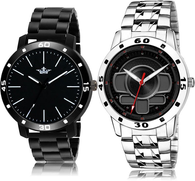 Analog Watch - For Men Contemporary Fashion 2 Watch Combo For Boys And Men - BL46.112-(8-S-19)