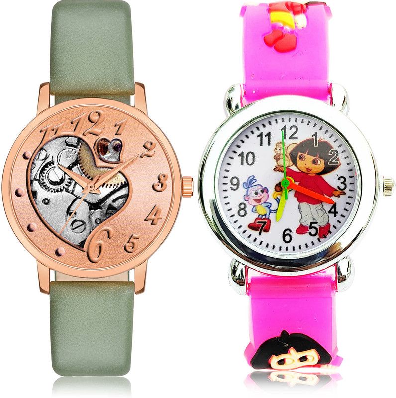 Analog Watch - For Women Modish Designer 2 Watch Combo For Women And Girls - GM373-GC192