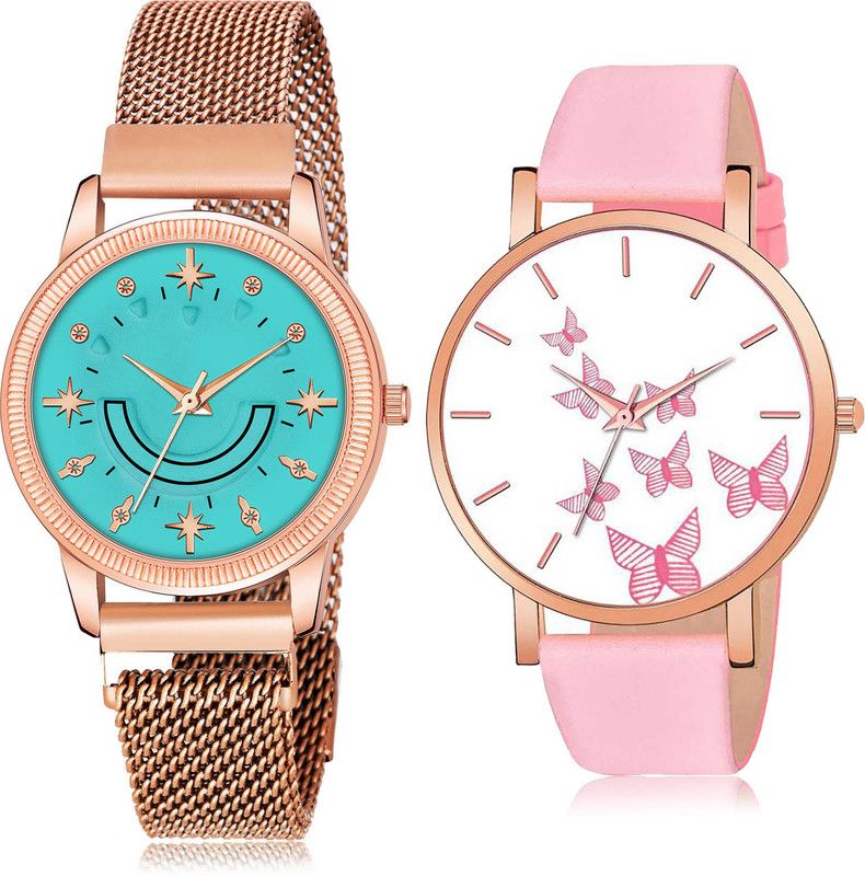 Analog Watch - For Women Brand New Branded 2 Watch Combo For Women And Girls - GW69-G553
