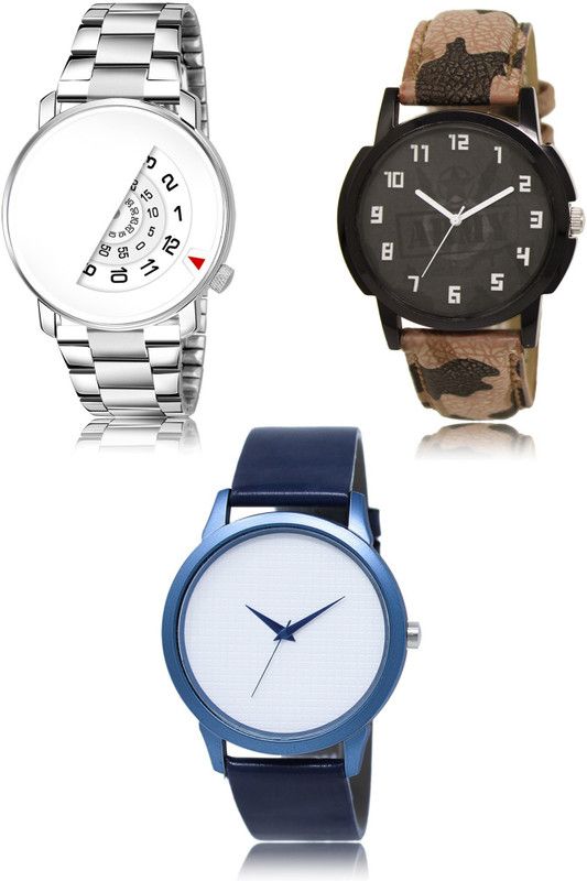 New latest Designer Combo of 3 Analog Watch - For Men 106-03-33