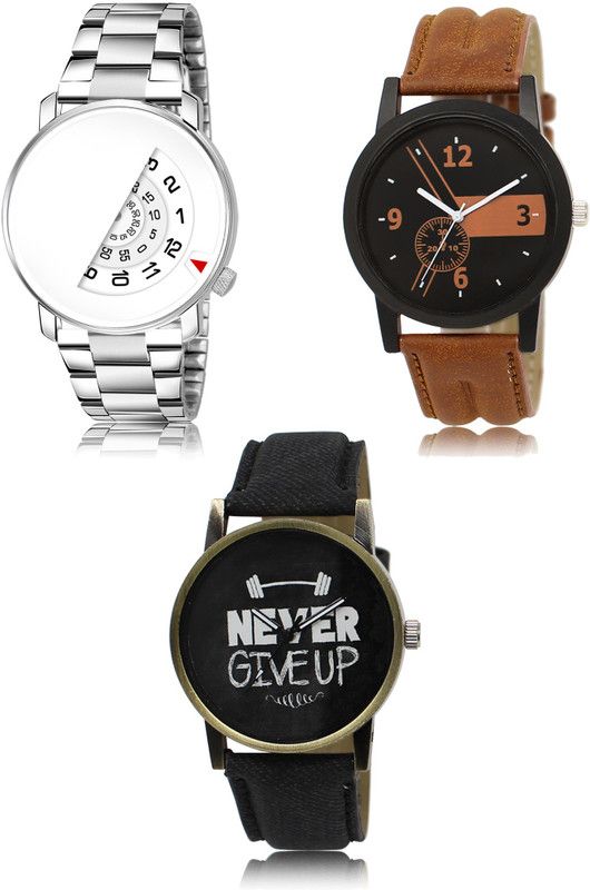 New latest Designer Combo of 3 Analog Watch - For Men 106-01-27