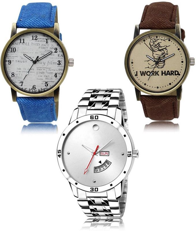 New latest Designer Combo of 3 Analog Watch - For Men LR-28-29-103