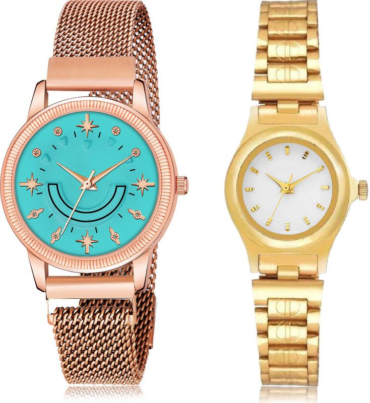 Analog Watch - For Women Modern Diwali 2 Watch Combo For Women And Girls - GW69-GCPL33