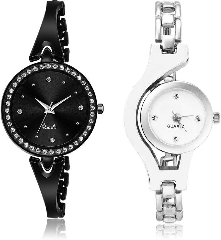 combo watch Analog Watch - For Women Classical 3D Design Bangle Chain And Chain Combo Watch For Girls And Women - GL268-G70