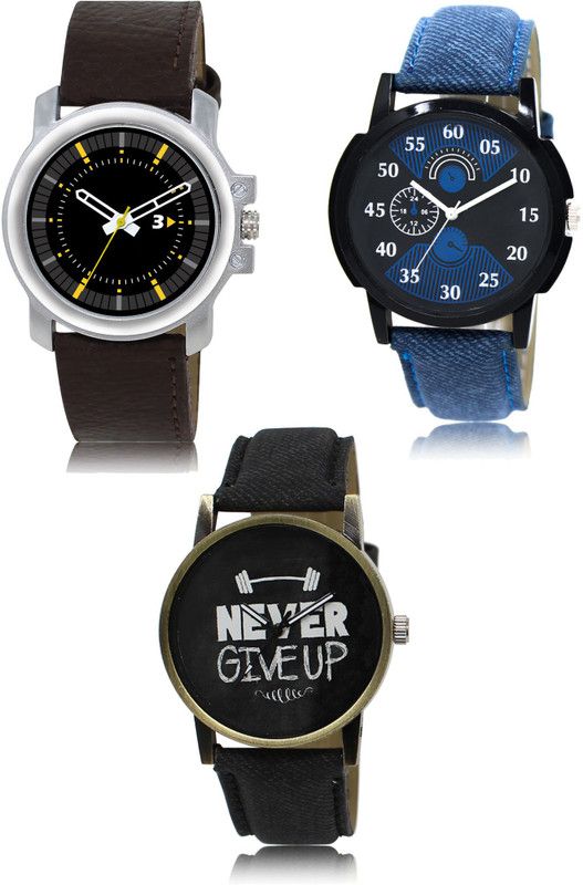 New latest Designer Combo of 3 Analog Watch - For Men 44-02-27
