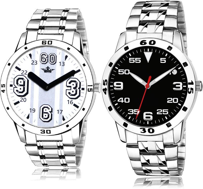 Analog Watch - For Men Modish Analogue 2 Watch Combo For Boys And Men - BL46.111-(75-S-19)