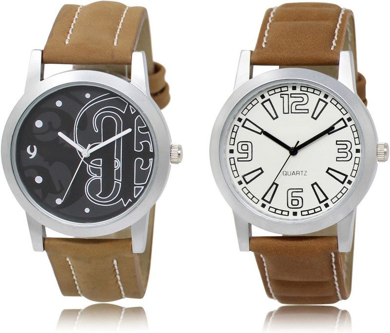 New Latest Designer Combo of 2 Analog Watch - For Men LR14-LR15