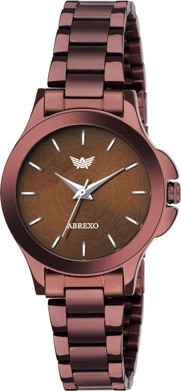 Ethnic Look Girls Analog Watch - For Girls Abx8061-BR BROWN