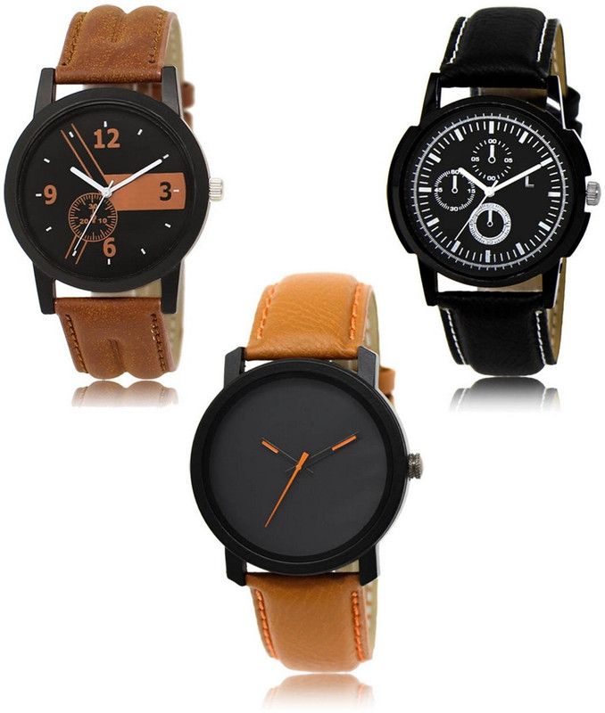 New latest Designer Combo of 3 Analog Watch - For Men LR-01-13-20