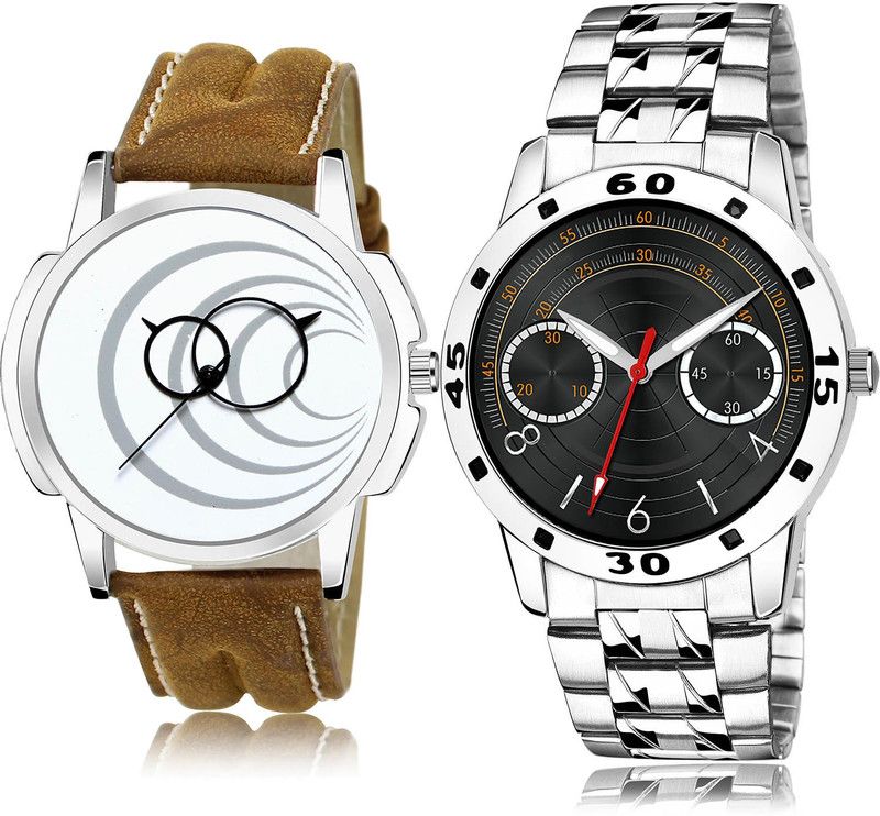 Analog Watch - For Men Contemporary Exclusive 2 Watch Combo For Boys And Men - BL46.63-(67-S-19)