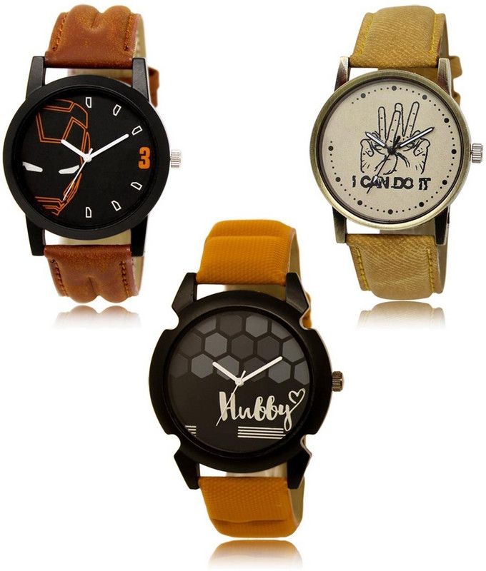 New latest Designer Combo of 3 Analog Watch - For Men LR-04-30-32