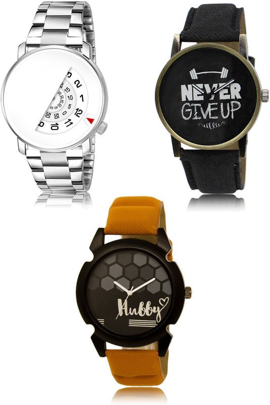 New latest Designer Combo of 3 Analog Watch - For Men LR106-LR27-LR32