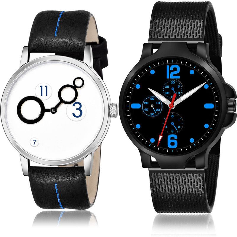 Analog Watch - For Men Modern Analogue 2 Watch Combo For Boys And Men - BM11-(68-S-10)