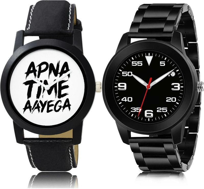 Analog Watch - For Men Modern Quartz 2 Watch Combo For Boys And Men - BO42-(75-S-20)