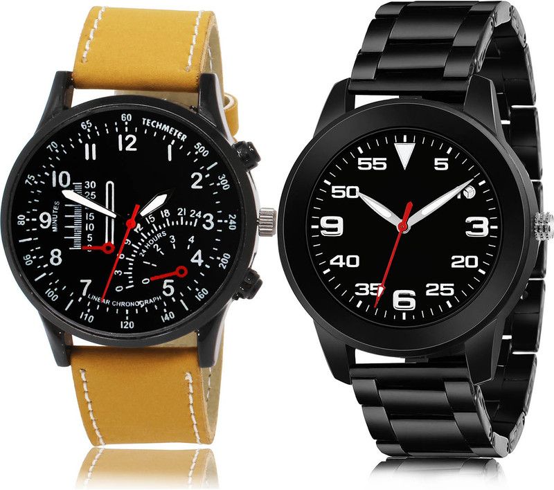 Analog Watch - For Men Brand New Branded 2 Watch Combo For Boys And Men - B42-(75-S-20)