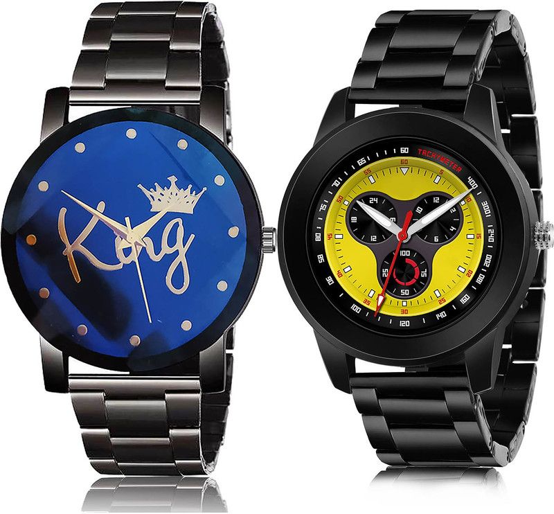 Analog Watch - For Men Latest 3D Design 2 Watch Combo For Boys And Men - BC11-(27-S-20)
