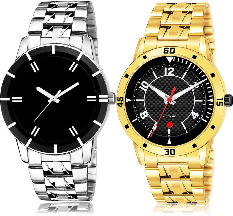 Analog Watch - For Men Latest Italian Designer 2 Watch Combo For Boys And Men - BCPL1-(66-S-21)