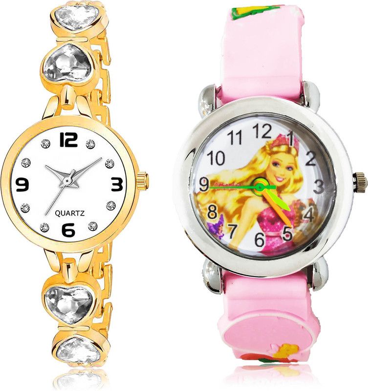 Analog Watch - For Girls Brand New Analogue 2 Watch Combo For Women And Girls - G659-G321
