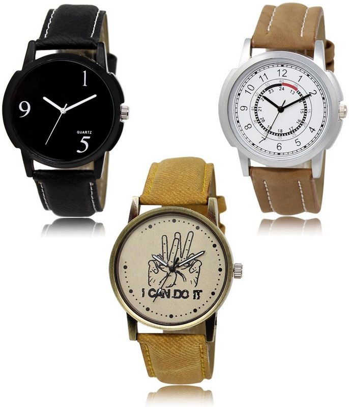 New latest Designer Combo of 3 Analog Watch - For Men LR-06-17-30