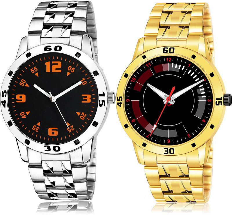 Analog Watch - For Men Classical Italian Designer 2 Watch Combo For Boys And Men - B862-(45-S-21)