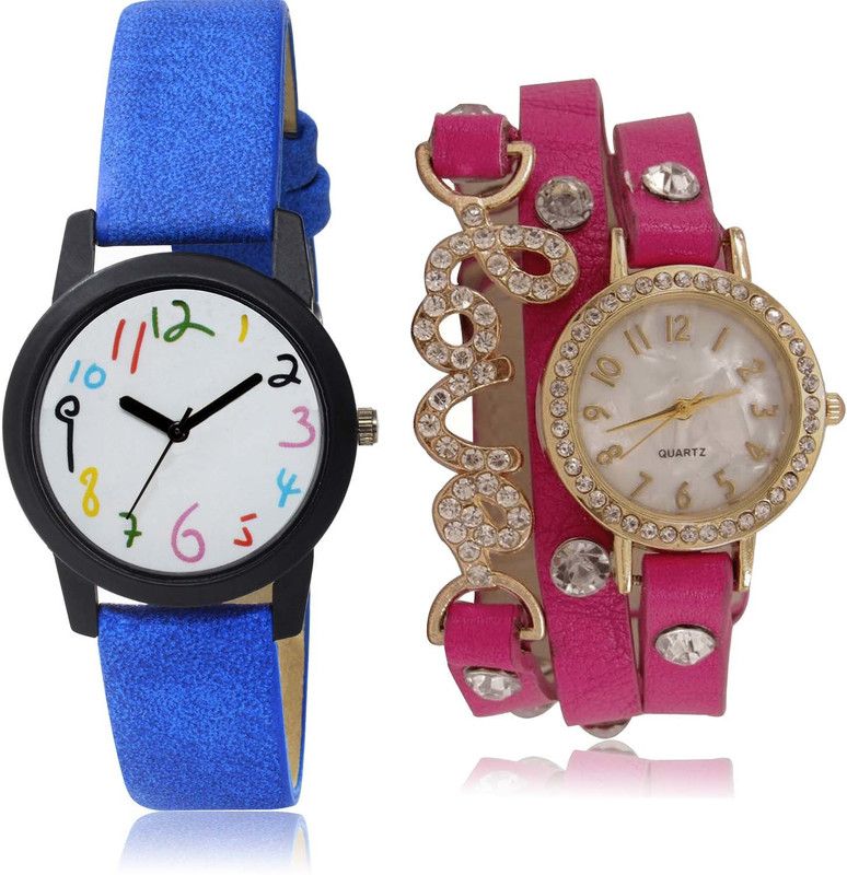 combo watch Analog Watch - For Men & Women Contemporary Collection Love Valentine Combo Watch For Girls And Women - GO118-G204