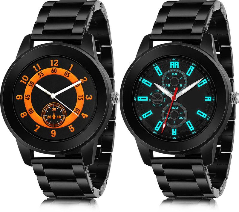 Analog Watch - For Men New 3D Design 2 Watch Combo For Boys And Men - B850-(63-S-20)