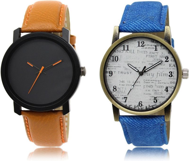 New Latest Designer Combo of 2 Analog Watch - For Men LR20-LR28
