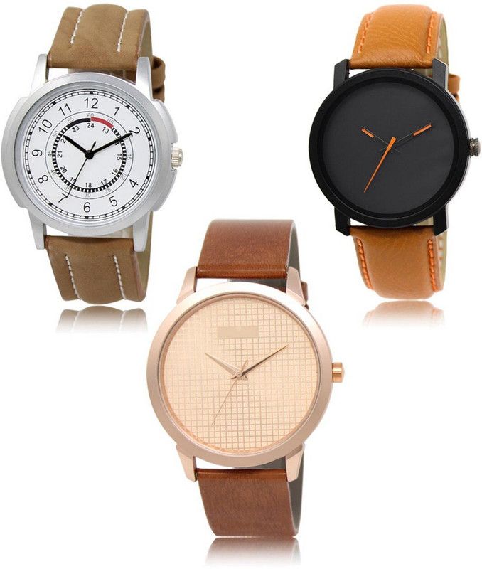 SHIPKART Analog Watch - For Men NEW Luxurious Attractive Stylish Combo SET OF 3 WATCH LR-17-20-34