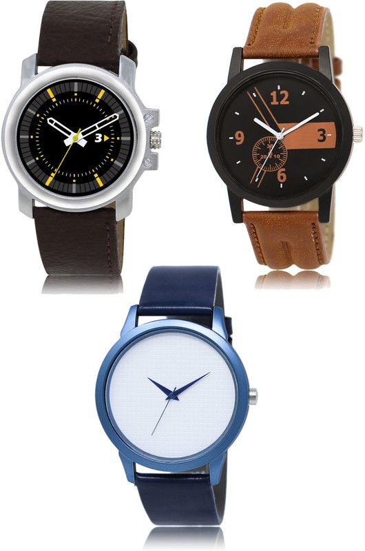 New latest Designer Combo of 3 Analog Watch - For Men 44-01-33