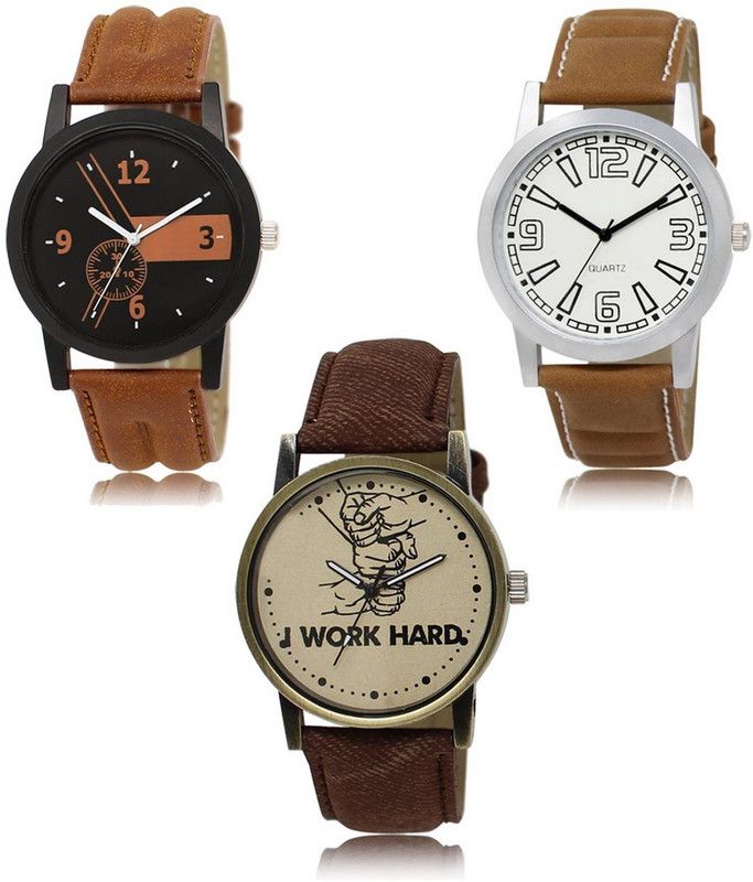 New latest Designer Combo of 3 Analog Watch - For Men LR-01-15-29